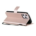 thumbnail image 5 of Feishell for Apple iPhone 15 Pro Max Wallet Case for Women Men Durable PU Leather Magnetic Buckle Folio Flip Stand Protective Phone Case with Card Slots & Kickstand,Rosegold, 5 of 10