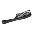 thumbnail image 4 of Peine Desenredar Pelo Unique Bargains Doble Fila Negro 20x4.5cm, 4 of 6