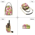 thumbnail image 3 of FORMRS Crossbody Bag for Women Quilted Travel Shoulder Cell Phone Purse with Chain Strap Handbag, Floral Raspberries, 3 of 7