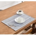 thumbnail image 3 of 4 Pcs Placemats Washable,35x50 cm Fabric Table Placemats,for Table, Kitchen,Dinning Place Mats,Color 3, 3 of 5