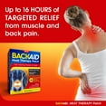 Backaid Heat Therapy Patch, Wide for Lower Back and Hip Pain Relief, 4