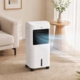 thumbnail image 2 of HOMCOM Evaporative Air Cooler, 3-In-1 Ice Cooling Fan with Remote, White, 2 of 10