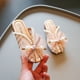 thumbnail image 1 of Zapatillas de boca de pez de malla de encaje para niñas, zapatos de princesa Baotou con fondo suave y perlas para niñas, 1 of 6