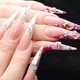 thumbnail image 3 of Sable Acrílico Nail Art Brush Red Wood Pen Nail Brush para Nail Art Manicura Herramienta regalos para mujeres (10#), 3 of 7