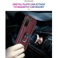 thumbnail image 3 of Samsung Galaxy S21 Plus Case 360 Degree Rotating Holder Kickstand Military-Grade Dual Layer Hybrid Protective Shockproof Phone Case for Samsung Galaxy S21 Plus Wine, 3 of 7