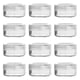 thumbnail image 1 of Tarro de contenedor de almacenamiento de cuentas de plástico transparente vacío con tapas de rosca redondeadas, 1 of 5