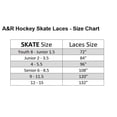 thumbnail image 2 of A&R 3 Pair Pack Pro Stock WAXLESS Fused-Tip Hockey Skate Laces, 72"-120", 2 of 2