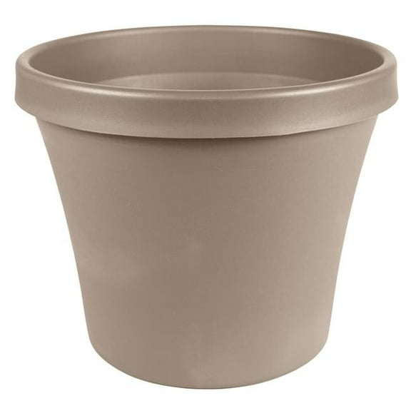 8 in. Terra Pot Planter, Pebble Stone