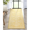 thumbnail image 6 of Well Woven Lia Delphi Oriental Persian Yellow 2'3" x 7'3" Runner Indoor/Outdoor Rug, 6 of 7