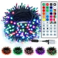 thumbnail image 6 of Smart String Lights, 196ft 600 LED Smart WiFi Color Changing Fairy Lights App Controlled, RGB Christmas Lights Clear Wire Work with Alexa & Google Home for Halloween Indoor Outdoor Tree Decor, 6 of 13