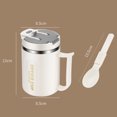 thumbnail image 6 of Kripyery Stainless Steel Mug Tumbler with Handle Vacuum 16.9 oz Insulated Large Iced Coffee Cup with Lids Straws Reusable Water Bottle for Home Outdoor Office, 6 of 8