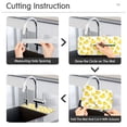 thumbnail image 5 of Yayeee Faucet Mat for Kitchen Sink 30" Diatomite Long Splash Guard Pad, Yellow Rubber Ducks, 5 of 7