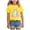 Yellow, variant on mgoYE Toddler Girl Halloween T-Shirt Colorful Bow Ghost Graphic Shirts Kid Short Sleeve Tees Spooky Season Outfits Tops(Dark Blue,13-14 Years)