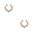 thumbnail image 1 of Jumpingount Anillo de nariz falso, tachuelas, aleación de moda, para el cuerpo, Clip para el tabique, accesorios de joyería Cristal azul plateado mostrar como imágenes 2piezas, 1 of 6