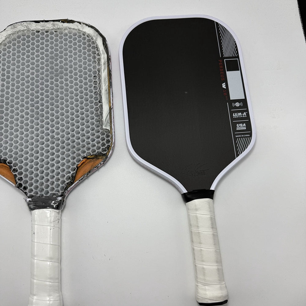 16mm Carbon Fiber Pickleball Paddle, USAPA Approved Tournament Paddle With T700 Surface & Polymer Foam Core, Thermoformed For Power & Control
