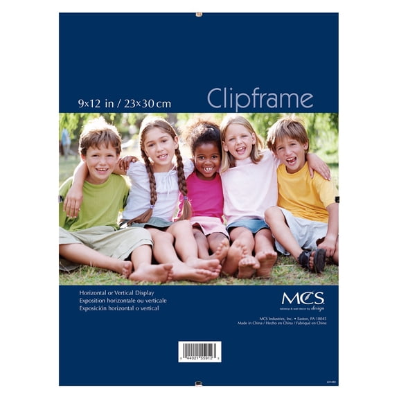 MCS 9x12 Inch Glass Clip Frame (55912)