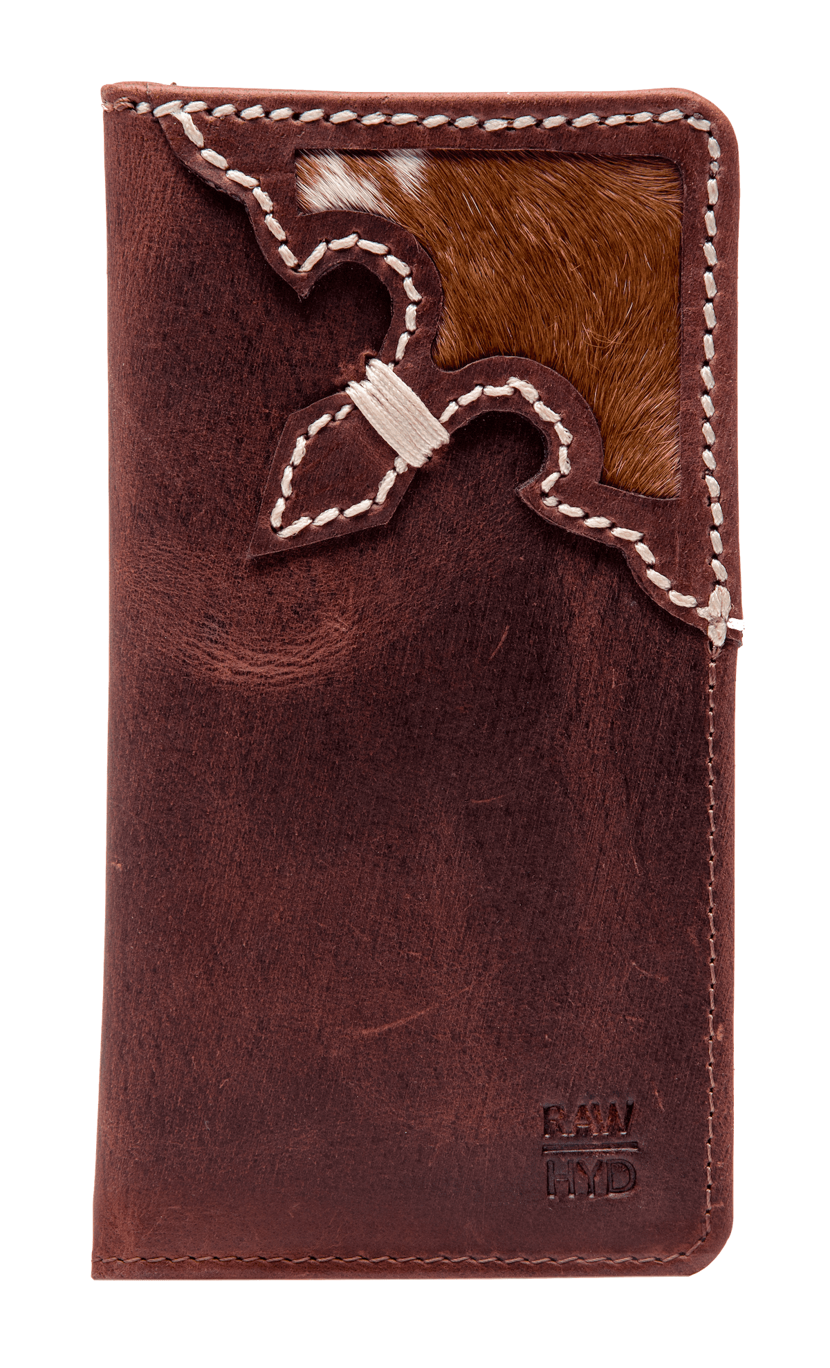 RAWHYD Leather Co. RAWHYD Western Full Grain Leather Long Bifold