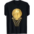 thumbnail image 1 of Basketball Player - Trophy Game Coach Sports Fan T-shirt, Men's Comfy T-shirt, Crew Neck, Short Sleeves, Graphic Tee Men's Summer Outdoor Clothes, Men's Clothing, Tops For Men, Casual Sporty Tee, 1 of 6