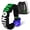 Blue, variant on Rhino USA Synthetic Soft Shackle Rope (1-Pack) - 3/8 Inch x 22 Inch (31,400lb Min Break Strength) Offroad Soft Shackle Recovery Kit for Truck, UTV, ATV - Compatible With Jeep, Toyota, Ford & More!