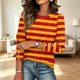 thumbnail image 2 of Womens Sweaters Fall Fashion 2026 Long Sleeve Button Cuff Soft Knit Pullover Trendy Tops Dressy Casual Blouses Yellow XXL, 2 of 5