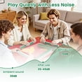 thumbnail image 5 of Mahjong Mat 31.5" x 31.5" Elegant Chinese oriental Elegant swallow bird peony flower golden line Non-Slip Noise Reduction American Mahjong Tiles Table Cover for Dominoes Poker Card Board Games Gift, 5 of 8
