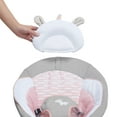 Ingenuity Flora the Unicorn Vibrating Infant Baby Bouncer, Pink