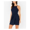 thumbnail image 2 of SPEECHLESS Womens Blue Lace Cut Out Sleeveless Halter Mini Evening Body Con Dress 11, 2 of 3