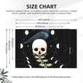 thumbnail image 3 of Black Raven Skull Moth Moon Four Hole Decorated Banner Flag for Garden Yard Home Decoration Indoor Outdoor 2x3 Ft, 3 of 7