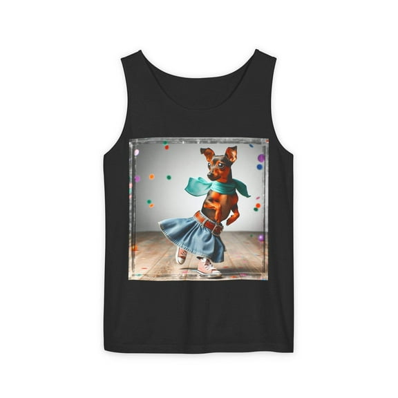 Min Pin 80's Girl Tank Top