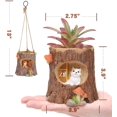 thumbnail image 3 of Maceta colgante con drenaje, regalo de jardinería para interior y exterior para mujer UHUSE  Jardinera colgante, 3 of 9