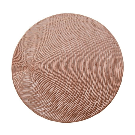 

MOKEJI Placemat Round Anti-slip Hollow Bowl Pad Placemat Coffee Tea Cup Mat Dinner Table Decor