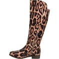 thumbnail image 3 of Women's Journee Collection Kerin Wide Calf Knee High Boot Leopard Microsuede 11 M, 3 of 6