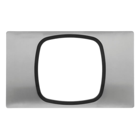 HUBERT Silver Hot Food Bar Tile with Square Pan Cut-Out Stainless Steel - 21"L x 12 3/4"W
