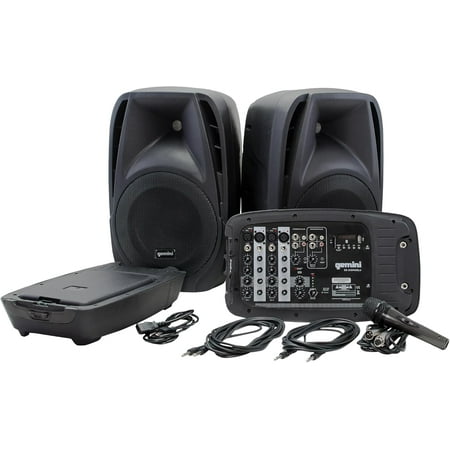 Gemini ES-210MXBLU Portable PA System