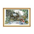 thumbnail image 4 of Kit de estampado manualidades 11 Te Aida Invierno Sunnimix Kit de punto de cruz estampado, 4 of 8