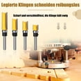 thumbnail image 2 of Riwesomey Juego de brocas enrutadoras de 4 piezas para carpintería, herramientas duraderas y precisas para todas las necesidades, broca Herramientas manuales y eléctricas, 2 of 6