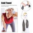 thumbnail image 4 of Toalla de hielo de refrigeración deportiva para hombre y mujer toalla Likrtyny portátil de viaje para correr Fitness regalos de navidad, 4 of 9
