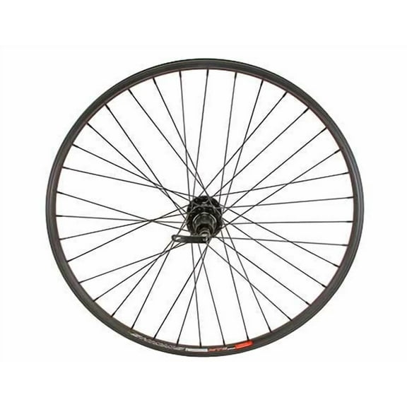 27.5 Alloy Rear 6/Bolt Disk Wheel 36 Spoke 14g Black 3/8 Quick Release Axle Double Wall Black. Rear Bike Wheel, Bicycle wheel for 27.5" bikes.