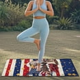 thumbnail image 4 of Xixirimido Vibrant American Flag Eagle Print Sweat Towel Car Seat Cover for Gym Workout Athletic Running Towel for Outdoor Sports Universal Auto Front Seat Protector for Trucks, SUV, 4 of 8