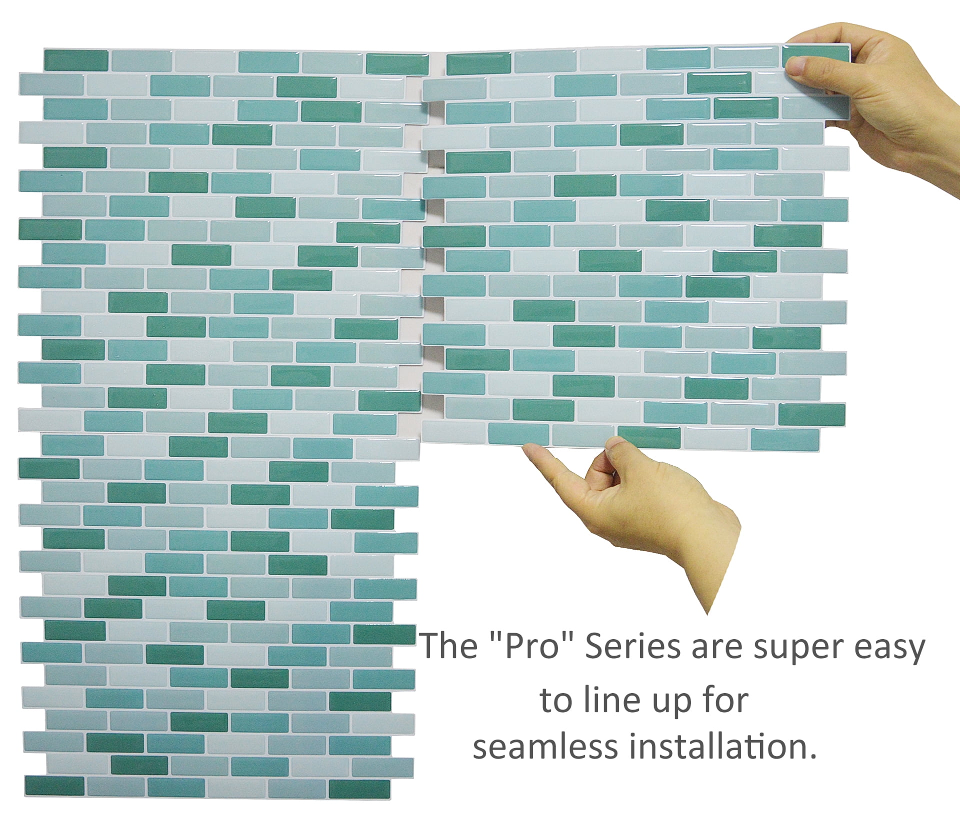 Crystiles 12x12 Vinyl Peel and Stick Backsplash Tile Matte Finish 3D Effect Granite Pro Series Thicker Version 4-Sheet Pack