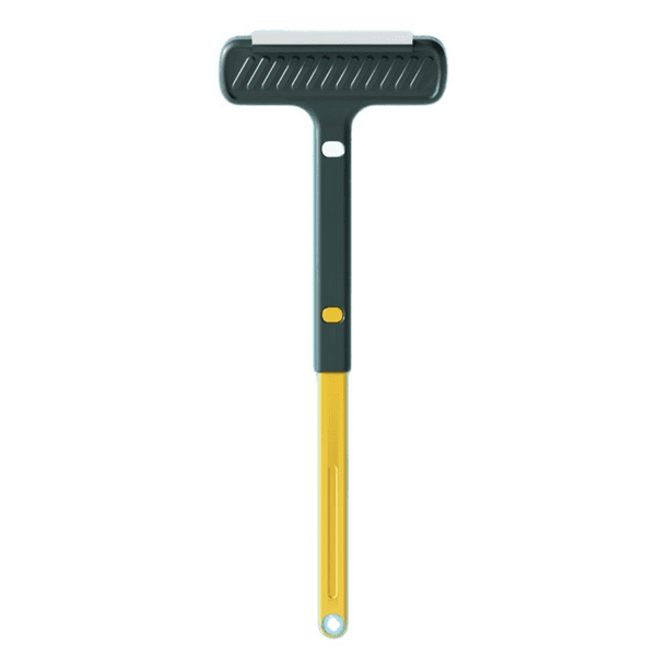 Limpiador de ventanas de doble cara 2 en 1, cepillo seco y húmedo para mosquiteras, puertas de ducha de cristal y mosquiteras de patio con mango extensible. Herramienta de limpieza multisuperficie
