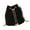 Black, variant on Denims Drawstring Bucket Bag for Women's Tassels Jeans Shoulder Crossbody Purse