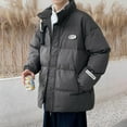 thumbnail image 3 of Men's Autumn/Winter Ins Warm Velcro Jacket, 3 of 8