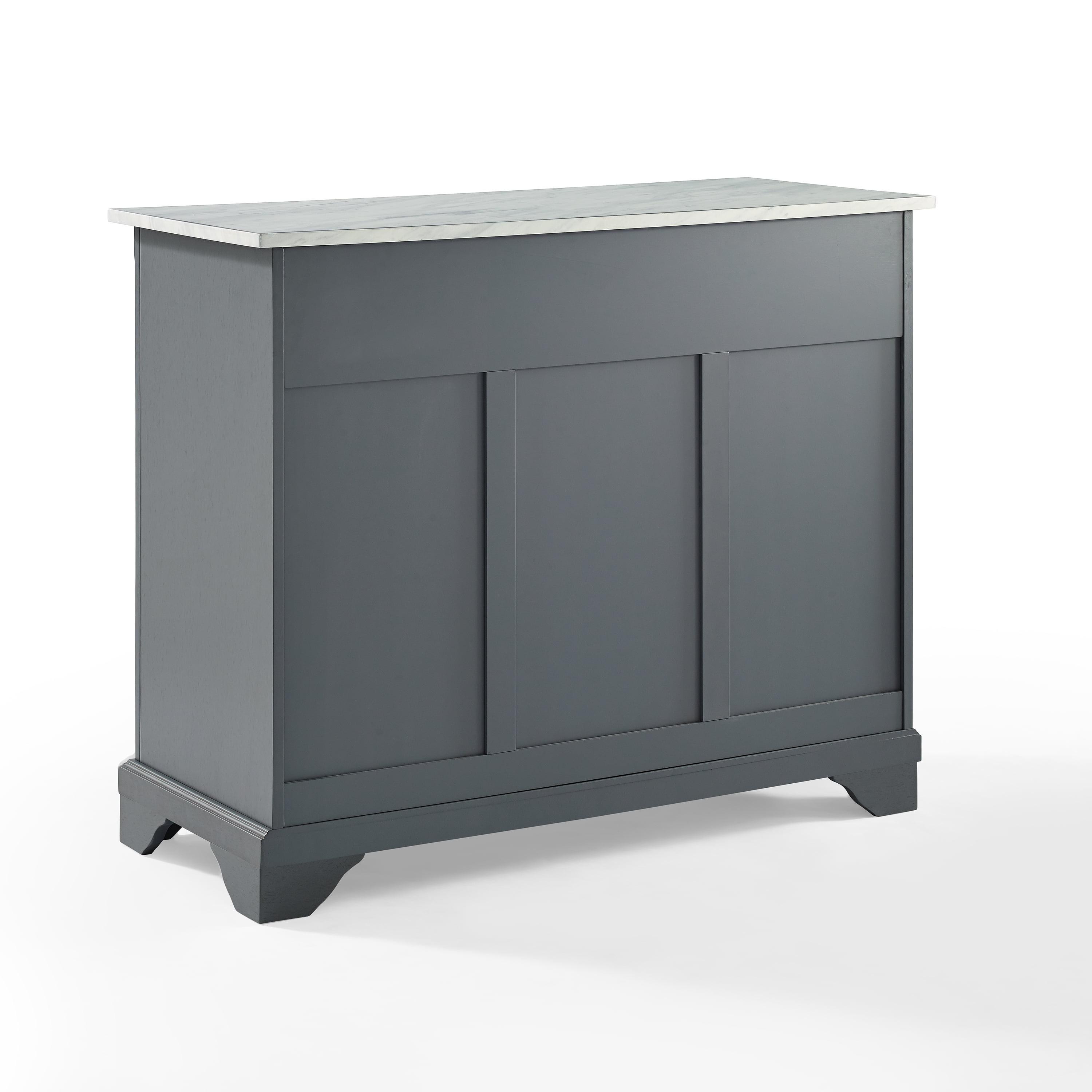 Avery Kitchen Island Gray