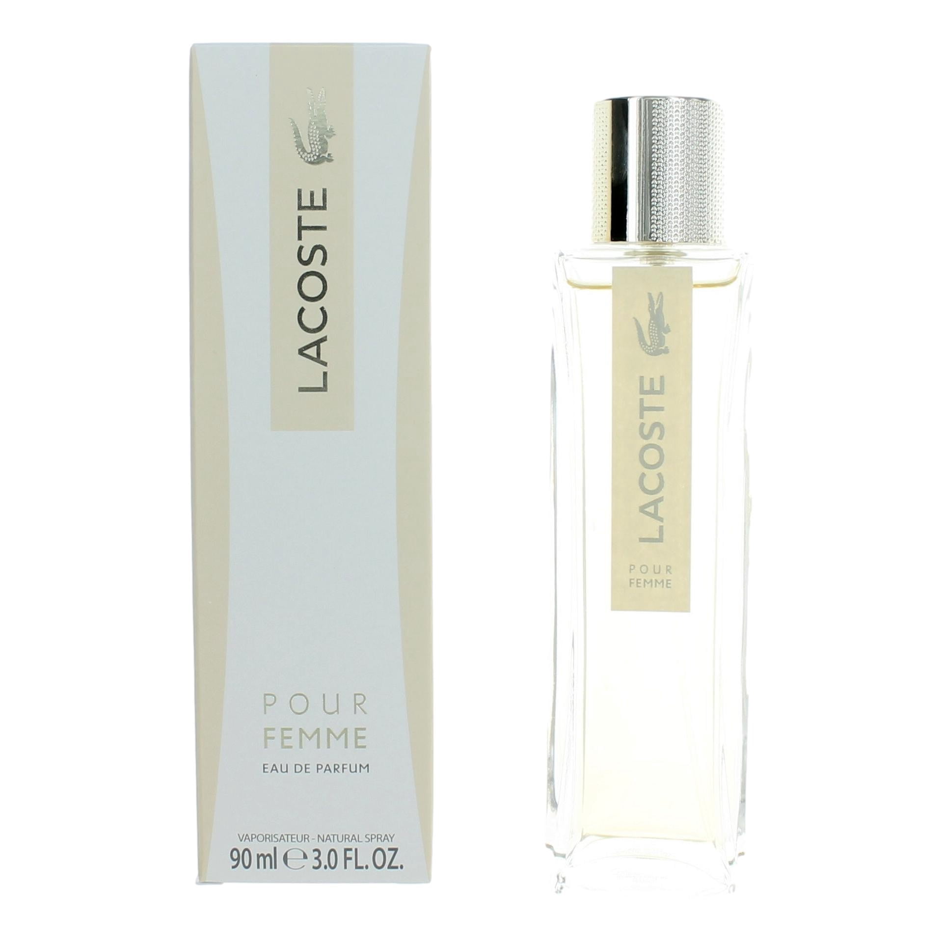 Lacoste, Eau De Parfum for Women, 3 Oz, Elegant Sporty Fragrance