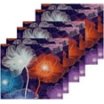 thumbnail image 2 of Abstract Flowers Washcloths, Soft and Absorbent Cotton Towel, 6 Pack 12 X 12 Inches Premium Quick Dry Face Towel Wash cloth, 2 of 7
