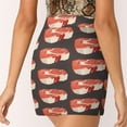 thumbnail image 4 of Steak Illustration Women's skirt Sport Skort Skirt With Pocket Fashion Korean Style Skirt 4Xl Skirts Steak Meat Meat Lover For, 4 of 6