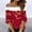 Red 2, variant on NMMUED Women's Valentine Shirts Spring Outfits for Women Shirt Love Long Sleeve Shirts Love Vibes Off the Shoulder Long Sleeve Top Heart Print Women's Valentine's Day Tops (S-3XL)