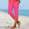 thumbnail image 2 of Bovemsi Yoga Pants For Women Leggings 2025 Summer Plus Size High Waisted Soft Casual Workout With Pockets Capri Leggings,M, 2 of 6