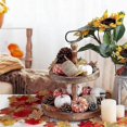 thumbnail image 4 of 12pcs Assorted Pumpkins Artificial Farmhouse Harvest Pumpkins For Fall Wedding Thanksgiving Decorat, 4 of 5